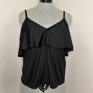 & Other Stories Black Off the Shoulder Blouse Size 10